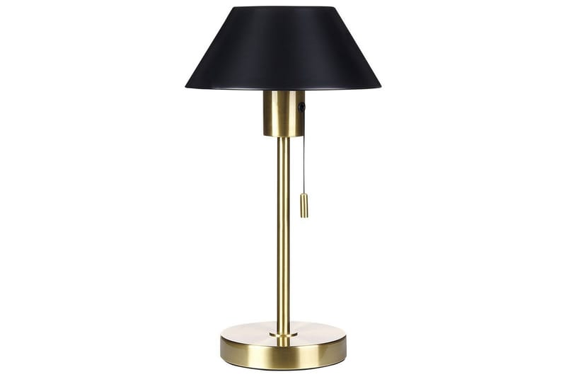 Filfla Bordslampa 37 cm E27, Mässing/Svart