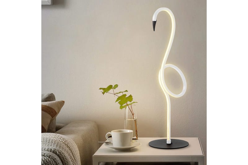 Flamingo Elstead Lighting Bordslampa - White - Belysning & el - Inomhusbelysning & lampor - Sänglampor & nattduksbordslampa - Sänglampa bord