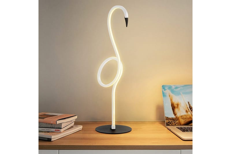 Flamingo Elstead Lighting Bordslampa - White - Belysning & el - Inomhusbelysning & lampor - Sänglampor & nattduksbordslampa - Sänglampa bord