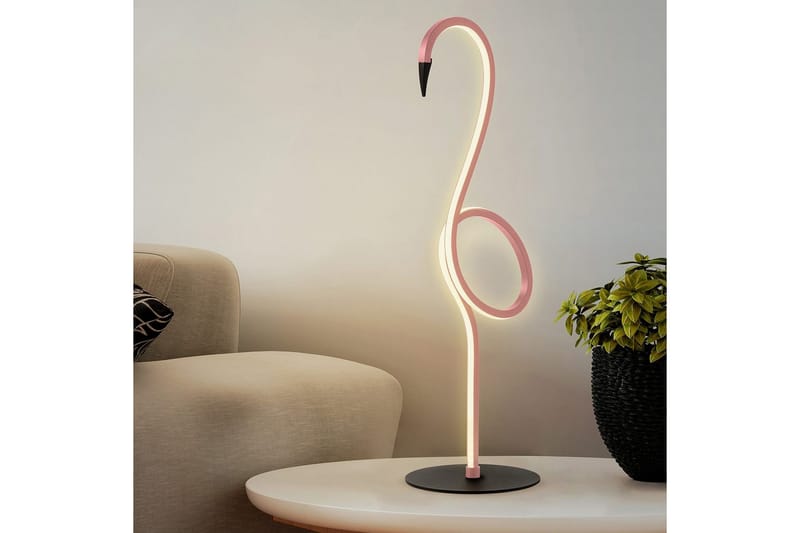 Flamingo Elstead Lighting Bordslampa - Pink - Belysning & el - Inomhusbelysning & lampor - Sänglampor & nattduksbordslampa - Sänglampa bord