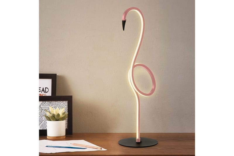 Flamingo Elstead Lighting Bordslampa - Pink - Belysning & el - Inomhusbelysning & lampor - Sänglampor & nattduksbordslampa - Sänglampa bord