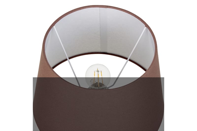 Gyaros Bordslampa 55 cm E27 - Off White/Brun - Belysning & el - Inomhusbelysning & lampor - Sänglampor & nattduksbordslampa - Sänglampa bord