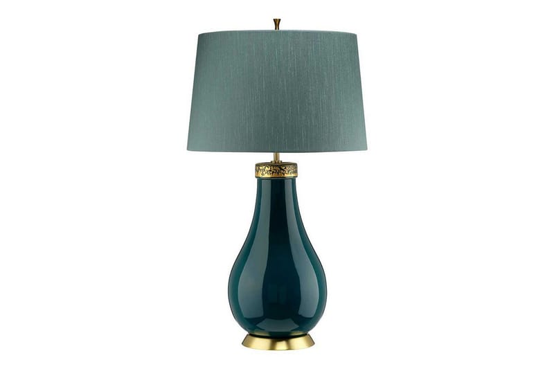 Havering Quintiesse Bordslampa - Turquoise||Brass - Belysning & el - Inomhusbelysning & lampor - Sänglampor & nattduksbordslampa - Sänglampa bord