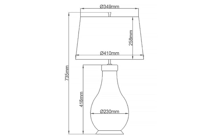Havering Quintiesse Bordslampa - Turquoise||Brass - Belysning & el - Inomhusbelysning & lampor - Sänglampor & nattduksbordslampa - Sänglampa bord