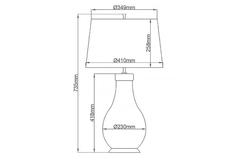 Havering Quintiesse Bordslampa - Turquoise||Brass - Belysning & el - Inomhusbelysning & lampor - Sänglampor & nattduksbordslampa - Sänglampa bord