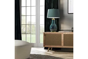 Havering Quintiesse Bordslampa - Turquoise||Brass - Belysning & el - Inomhusbelysning & lampor - Sänglampor & nattduksbordslampa - Sänglampa bord