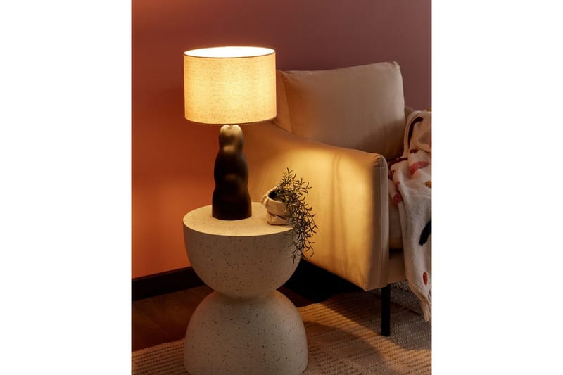 Incantata Bordslampa 51 cm E27 - Svart/Beige - Belysning & el - Inomhusbelysning & lampor - Sänglampor & nattduksbordslampa - Sänglampa bord