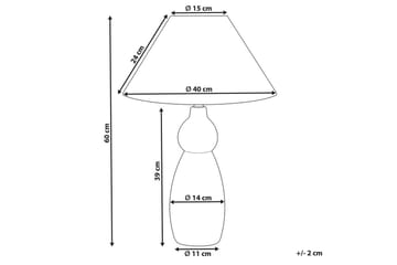 Kastellorizo Bordslampa 60 cm E27 - Mörkblå/Svart - Belysning & el - Inomhusbelysning & lampor - Sänglampor & nattduksbordslampa - Sänglampa bord