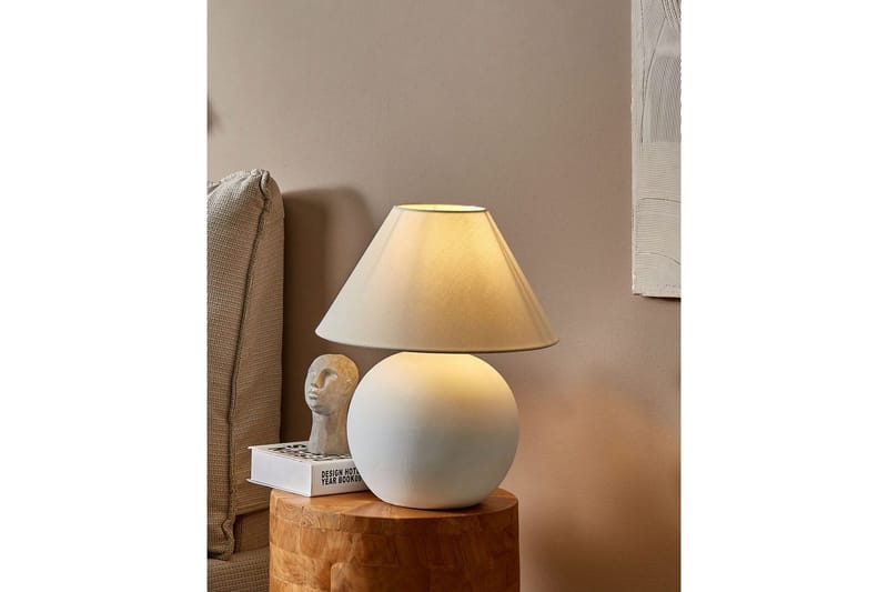 Kinalada Bordslampa 41 cm E27 - Off White - Belysning & el - Inomhusbelysning & lampor - Sänglampor & nattduksbordslampa - Sänglampa bord