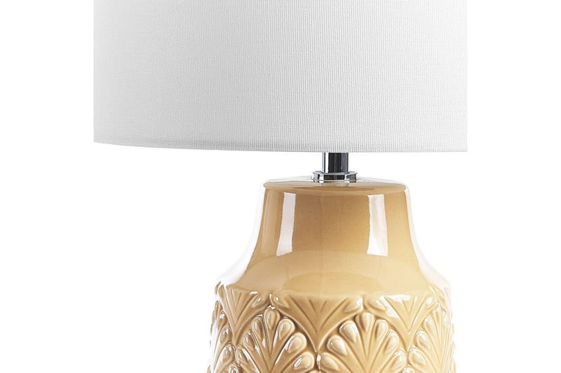 Koronis Bordslampa 43 cm E27 - Beige/Vit - Belysning & el - Inomhusbelysning & lampor - Sänglampor & nattduksbordslampa - Sänglampa bord