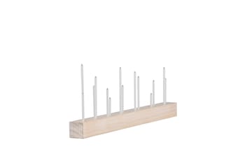 Kungsberget Adventsljusstake 24 cm - Whitewash - Belysning & el - Inomhusbelysning & lampor - Sänglampor & nattduksbordslampa - Sänglampa bord