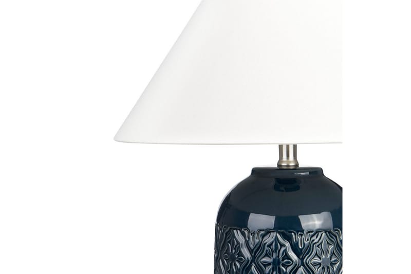 Lampeduse Bordslampa 56 cm E27 - Mörkblå/Vit - Belysning & el - Inomhusbelysning & lampor - Sänglampor & nattduksbordslampa - Sänglampa bord