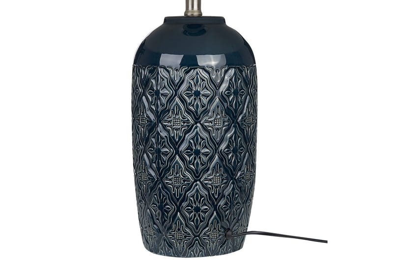 Lampeduse Bordslampa 56 cm E27 - Mörkblå/Vit - Belysning & el - Inomhusbelysning & lampor - Sänglampor & nattduksbordslampa - Sänglampa bord