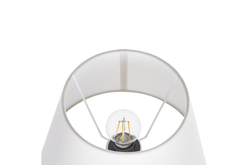 Lemiros Bordslampa 48 cm E27 - Grå/Vit - Belysning & el - Inomhusbelysning & lampor - Sänglampor & nattduksbordslampa - Sänglampa bord