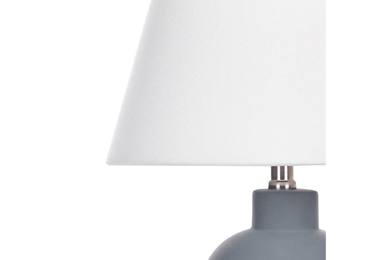 Lemiros Bordslampa 48 cm E27 - Grå/Vit - Belysning & el - Inomhusbelysning & lampor - Sänglampor & nattduksbordslampa - Sänglampa bord