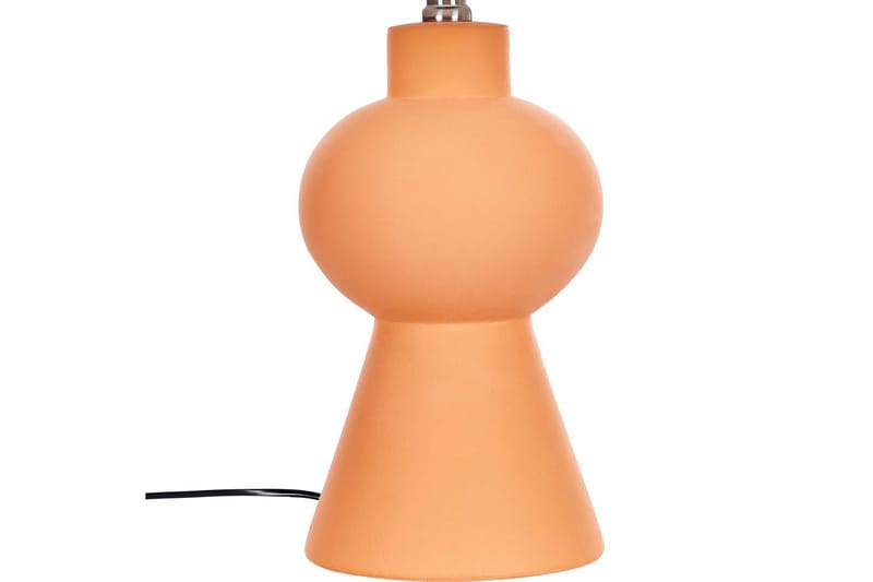 Lemiros Bordslampa 48 cm E27 - Orange/Vit - Belysning & el - Inomhusbelysning & lampor - Sänglampor & nattduksbordslampa - Sänglampa bord