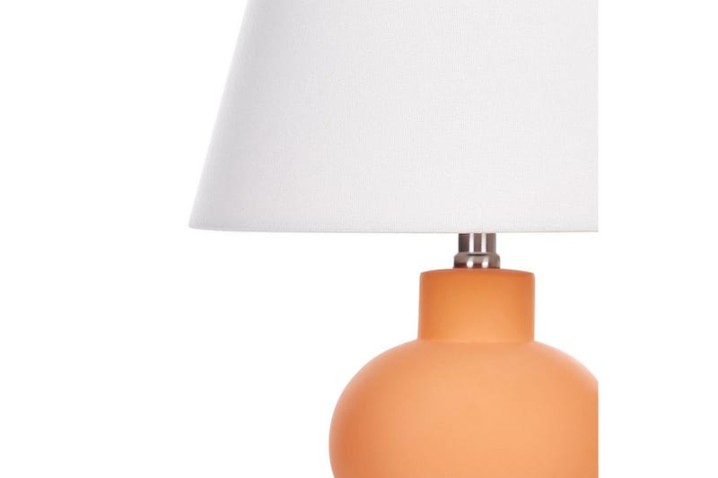 Lemiros Bordslampa 48 cm E27 - Orange/Vit - Belysning & el - Inomhusbelysning & lampor - Sänglampor & nattduksbordslampa - Sänglampa bord
