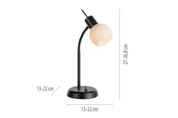 Loki Just Light Bordslampa - Black - Belysning & el - Inomhusbelysning & lampor - Sänglampor & nattduksbordslampa - Sänglampa bord