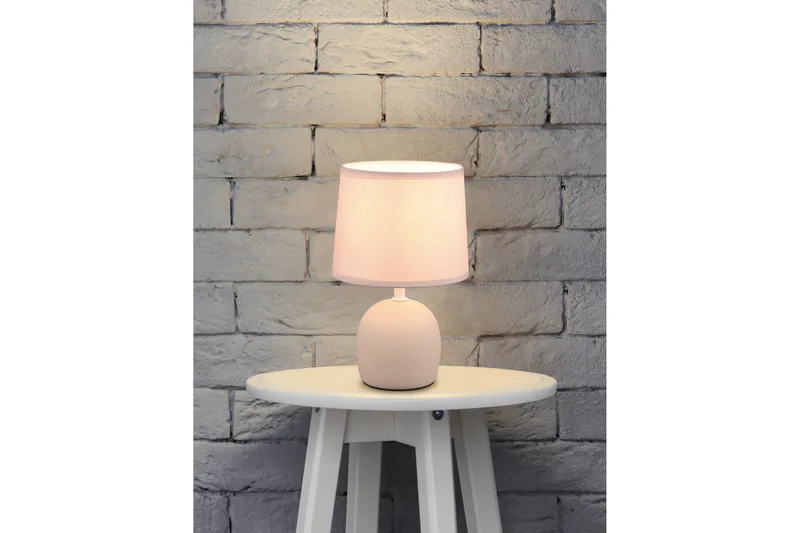 Malu Bordslampa E14 beige - Beige - Belysning & el - Inomhusbelysning & lampor - Sänglampor & nattduksbordslampa - Sänglampa bord