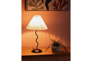 Montecristo Bordslampa 49 cm E27 - Svart/Vit - Belysning & el - Inomhusbelysning & lampor - Sänglampor & nattduksbordslampa - Sänglampa bord