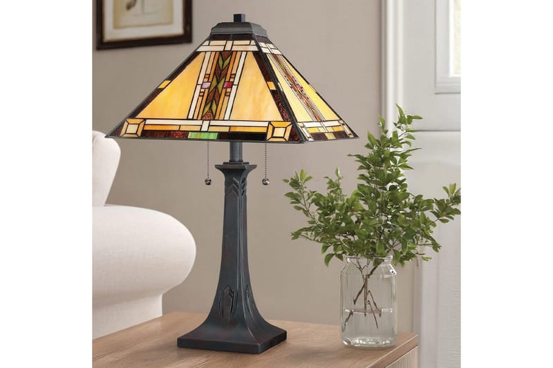 Navajo Quoizel Bordslampa - Bronze - Belysning & el - Inomhusbelysning & lampor - Sänglampor & nattduksbordslampa - Sänglampa bord