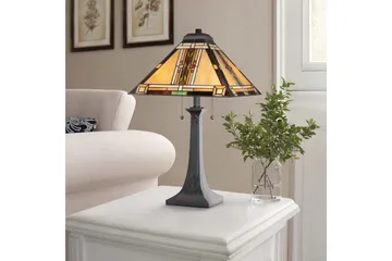 Navajo Quoizel Bordslampa - Bronze - Belysning & el - Inomhusbelysning & lampor - Sänglampor & nattduksbordslampa - Sänglampa bord