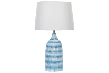 Palmarola Bordslampa 66 cm E27 - Blå/Vit - Belysning & el - Inomhusbelysning & lampor - Sänglampor & nattduksbordslampa - Sänglampa bord