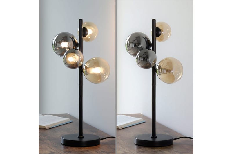 Popsicle Paul Neuhaus Bordslampa - Black - Belysning & el - Inomhusbelysning & lampor - Sänglampor & nattduksbordslampa - Sänglampa bord