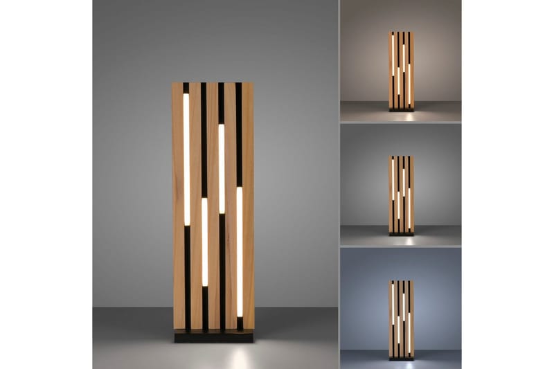 Q-Akustik Paul Neuhaus Bordslampa - Wood - Belysning & el - Inomhusbelysning & lampor - Sänglampor & nattduksbordslampa - Sänglampa bord