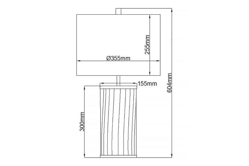 Reno Quintiesse Bordslampa - Brass - Belysning & el - Inomhusbelysning & lampor - Sänglampor & nattduksbordslampa - Sänglampa bord