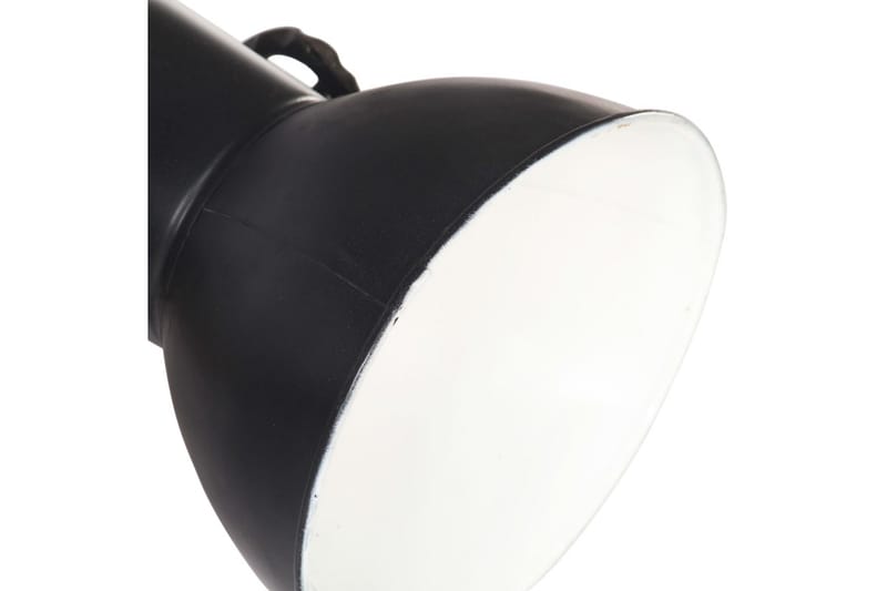 Industriell vägglampa svart 65x25 cm E27 - Svart - Sänglampa vägg - Sovrumslampa - Vägglampa - Väggarmatur