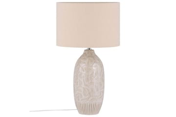 Salza Bordslampa 57 cm E27 - Beige - Belysning & el - Inomhusbelysning & lampor - Sänglampor & nattduksbordslampa - Sänglampa bord