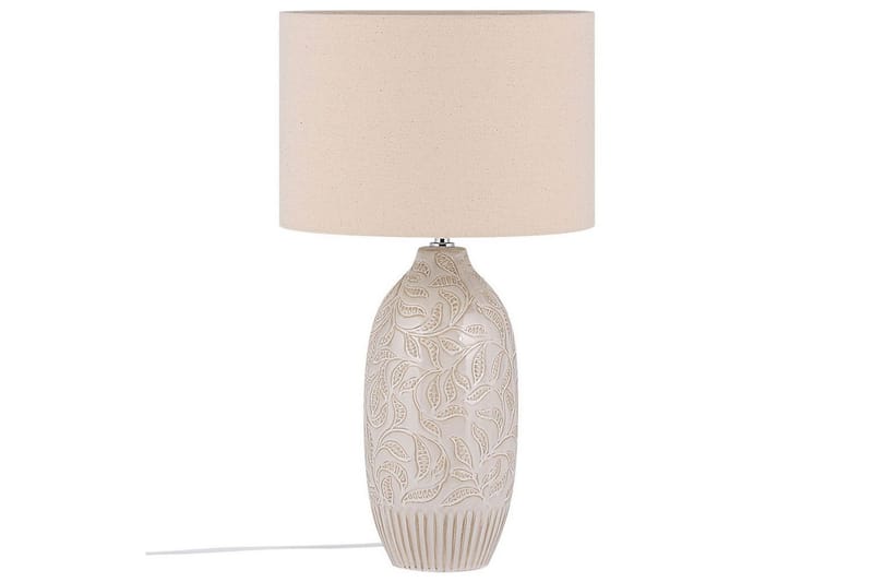 Salza Bordslampa 57 cm E27 - Beige - Belysning & el - Inomhusbelysning & lampor - Sänglampor & nattduksbordslampa - Sänglampa bord