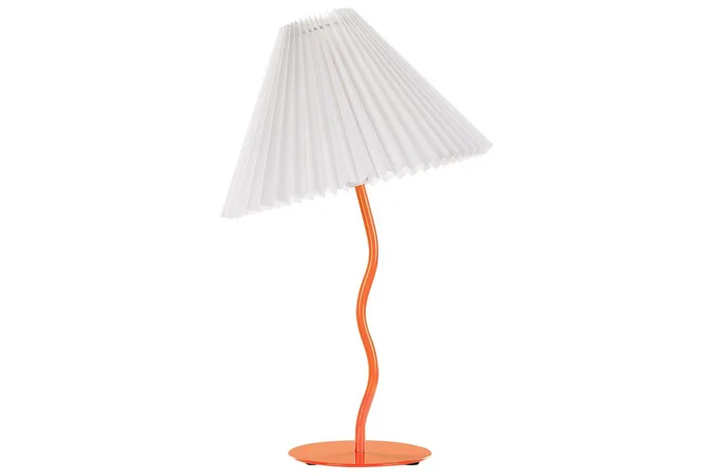 Skiros Bordslampa 48 cm E27, Orange/Vit