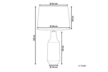 Tavolara Bordslampa 68 cm E27 - Svart/Vit - Belysning & el - Inomhusbelysning & lampor - Sänglampor & nattduksbordslampa - Sänglampa bord
