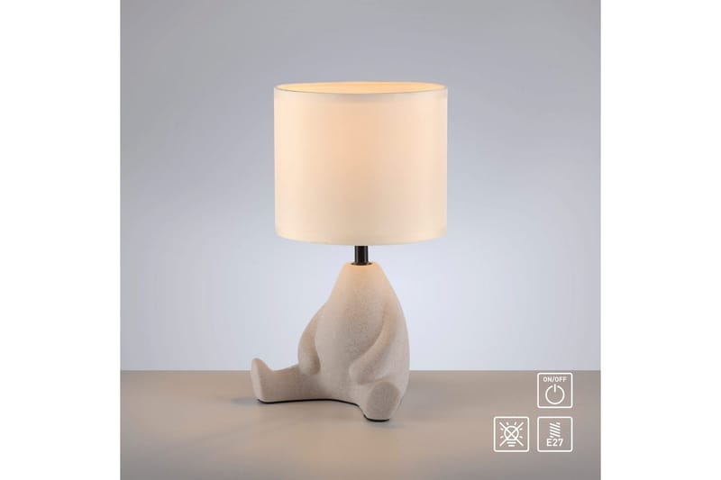 Ted Just Light Bordslampa - Beige - Belysning & el - Inomhusbelysning & lampor - Sänglampor & nattduksbordslampa - Sänglampa bord