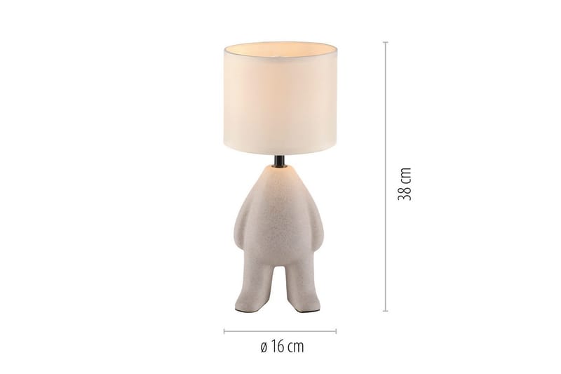 Ted Just Light Bordslampa - Beige - Belysning & el - Inomhusbelysning & lampor - Sänglampor & nattduksbordslampa - Sänglampa bord