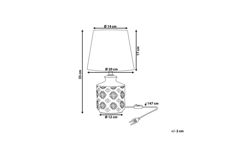 Tesoro Bordslampa 35 cm E14 - Ljusbeige - Belysning & el - Inomhusbelysning & lampor - Sänglampor & nattduksbordslampa - Sänglampa bord