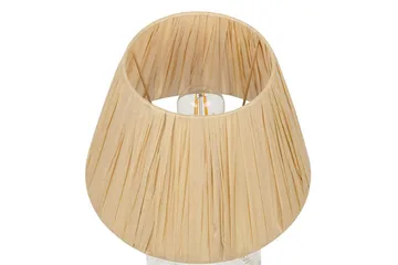 Tila Bordslampa 54 cm E27 - Transparent/Natur - Belysning & el - Inomhusbelysning & lampor - Sänglampor & nattduksbordslampa - Sänglampa bord