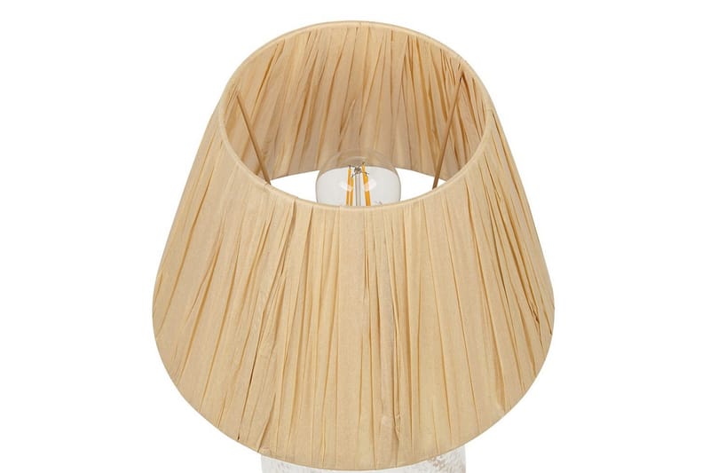 Tila Bordslampa 54 cm E27 - Transparent/Natur - Belysning & el - Inomhusbelysning & lampor - Sänglampor & nattduksbordslampa - Sänglampa bord