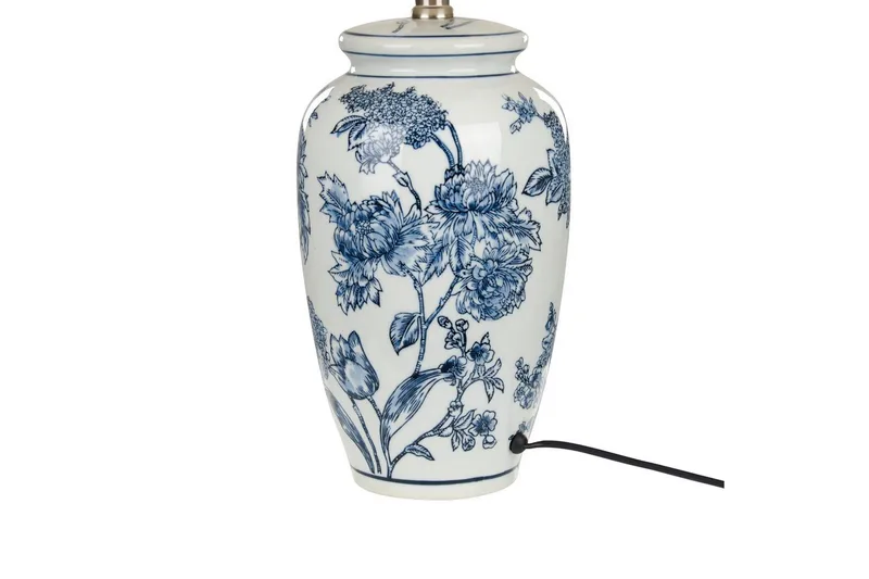 Virhal Bordslampa 54 cm E27 - Vit/Blå - Belysning & el - Inomhusbelysning & lampor - Sänglampor & nattduksbordslampa - Sänglampa bord