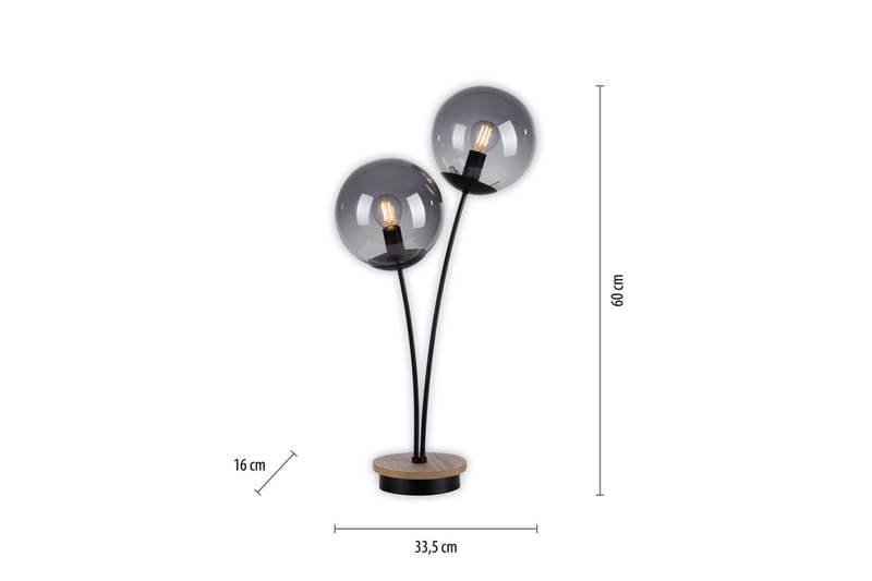 Widow Just Light Bordslampa - Wood - Belysning & el - Inomhusbelysning & lampor - Sänglampor & nattduksbordslampa - Sänglampa bord