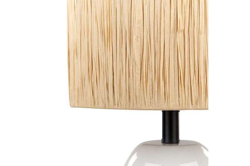Yadasi Bordslampa 46 cm E27 - Vit/Natur - Belysning & el - Inomhusbelysning & lampor - Sänglampor & nattduksbordslampa - Sänglampa bord