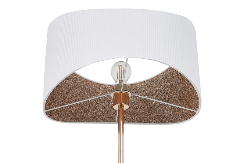 Sancalvo Golvlampa 153 cm - Guld/Vit - Belysning & el - Inomhusbelysning & lampor - Sovrumslampa