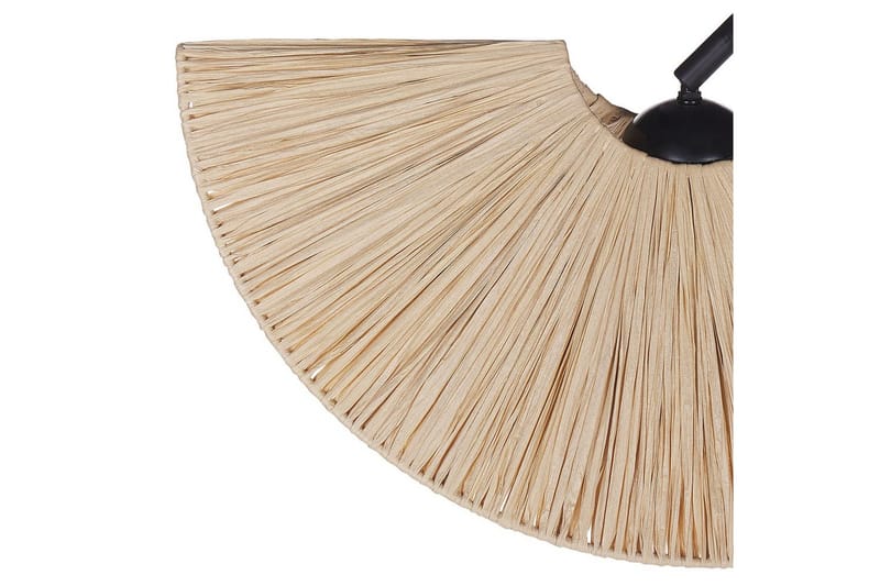 Santover Golvlampa 189 cm - Svart/Natur - Belysning & el - Inomhusbelysning & lampor - Sovrumslampa