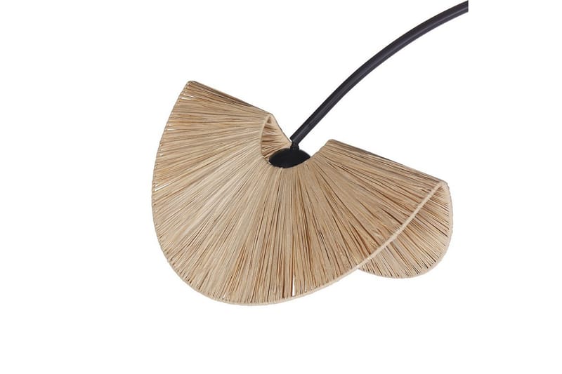 Santover Golvlampa 189 cm - Svart/Natur - Belysning & el - Inomhusbelysning & lampor - Sovrumslampa