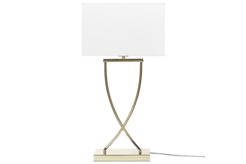 Sirene Bordslampa 62 cm E27 - Mässing/Vit - Belysning & el - Inomhusbelysning & lampor - Vardagsrumslampa