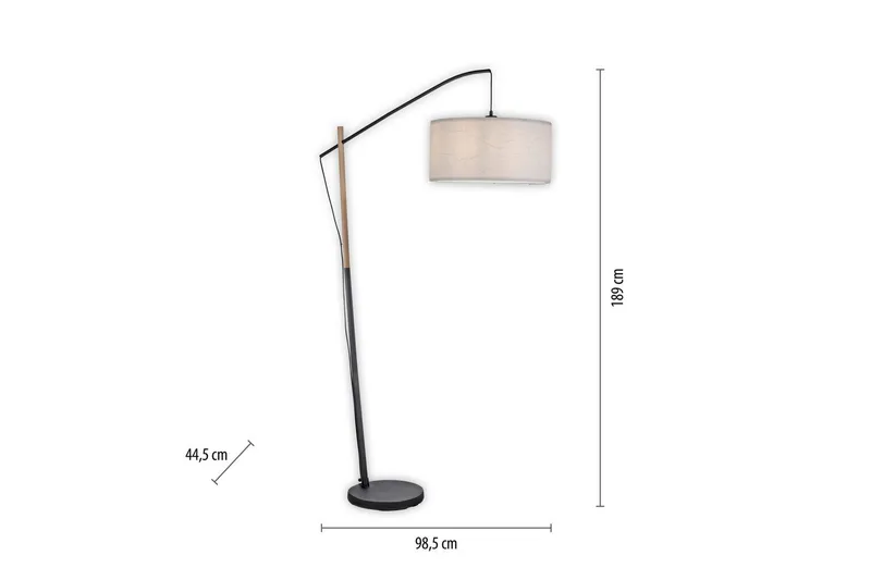 Sofie Just Light Golvlampa - White - Belysning & el - Inomhusbelysning & lampor - Sovrumslampa