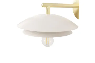 Solab Vägglampa E27 - Guld/Vit - Belysning & el - Inomhusbelysning & lampor - Sänglampor & nattduksbordslampa - Sänglampa vägg