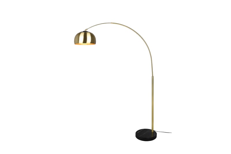 Argentina Golvlampa E27 mattmässing - Matt mässing - Belysning & el - Inomhusbelysning & lampor - Sovrumslampa